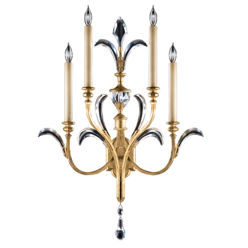 Beveled Arcs Four Light Wall Sconce in Gold (48|762550ST)