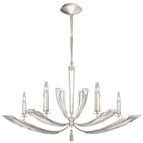 Vol de Cristal Six Light Chandelier in Silver (48|798140ST)