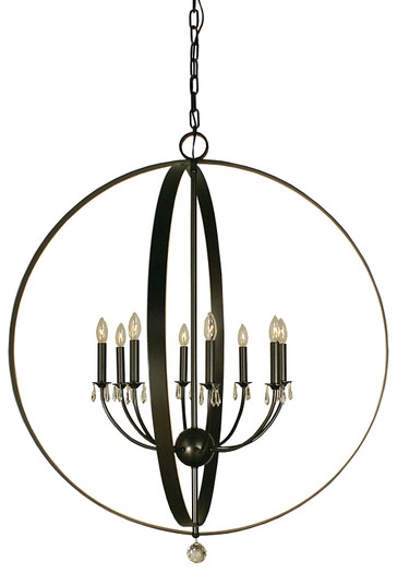 Constellation Eight Light Foyer Chandelier in Brushed Nickel (8|4378 BN)