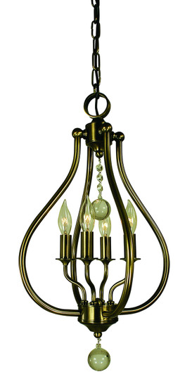 Dewdrop Four Light Pendant in Brushed Nickel (8|4444 BN)