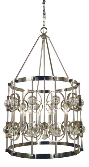 Ephemeris Eight Light Foyer Chandelier in Polished Nickel (8|5037 PN)