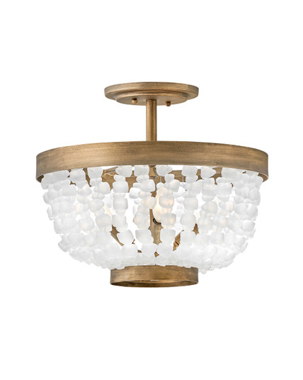 Dune LED Semi-Flush Mount in Burnished Gold (138|FR30203BNG)