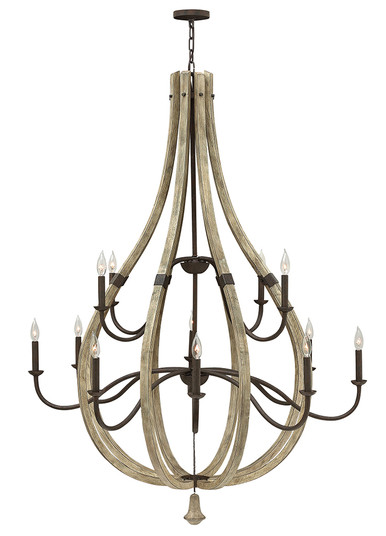 Middlefield LED Chandelier in Iron Rust (138|FR40579IRR)
