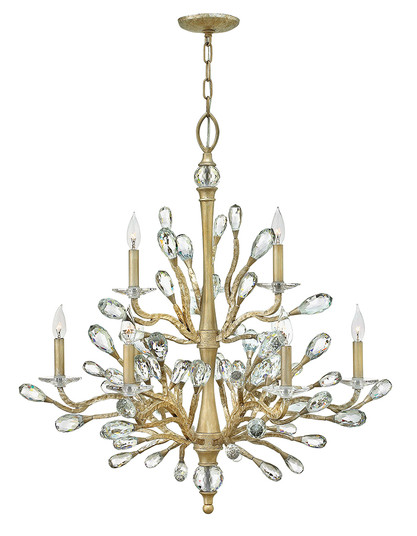 Eve LED Chandelier in Champagne Gold (138|FR46809CPG)