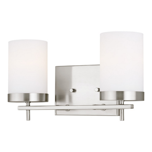 Zire Two Light Wall / Bath in Brushed Nickel (454|4490302-962)