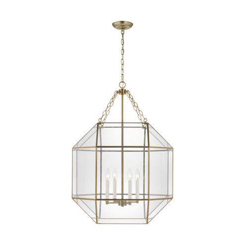 Morrison Four Light Lantern in Satin Brass (454|5279404-848)