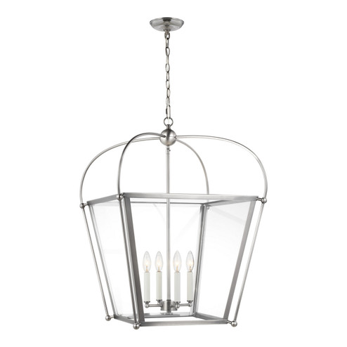 Charleston Four Light Foyer in Antique Brushed Nickel (454|5291004EN-965)