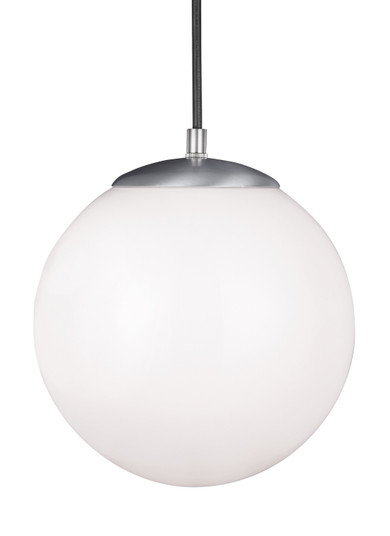 Leo - Hanging Globe One Light Pendant in Satin Aluminum (454|6020-04)