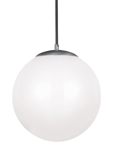 Leo - Hanging Globe LED Pendant in Satin Aluminum (454|602493S-04)