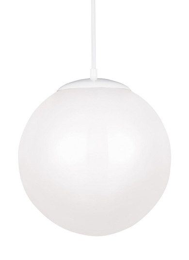 Leo - Hanging Globe LED Pendant in White (454|602493S-15)