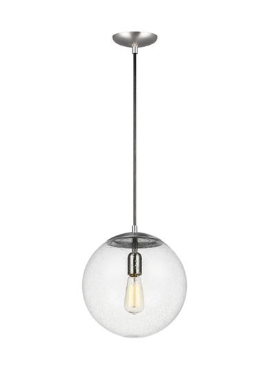 Leo - Hanging Globe One Light Pendant in Satin Aluminum (454|6701801-04)