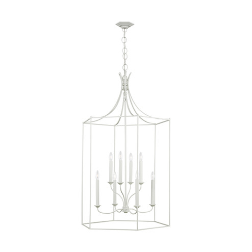 Bantry House Eight Light Chandelier in Gloss Cream (454|AC1038GCM)