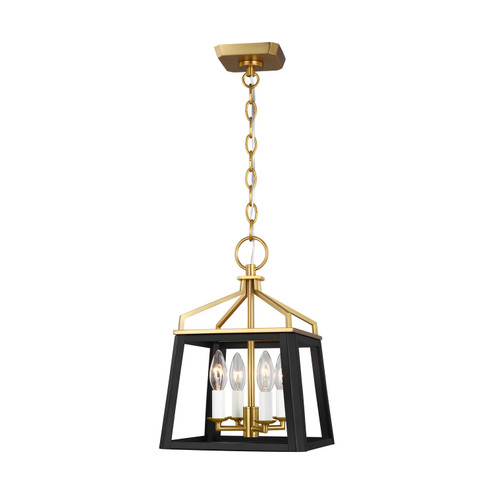 Carlow Four Light Lantern in Midnight Black (454|CC1574MBKBBS)