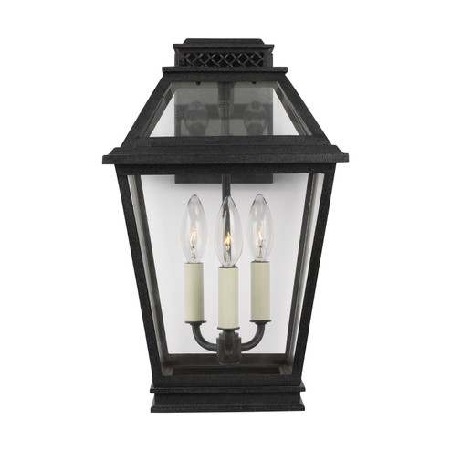 Falmouth Three Light Outdoor Wall Lantern in Dark Weathered Zinc (454|CO1023DWZ)