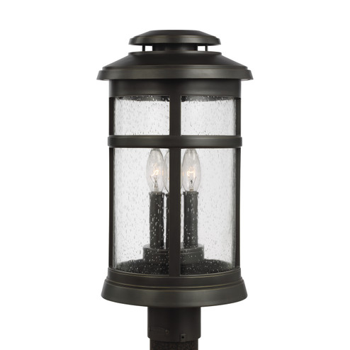 Newport Three Light Outdoor Post Lantern in Antique Bronze (454|OL14307ANBZ)