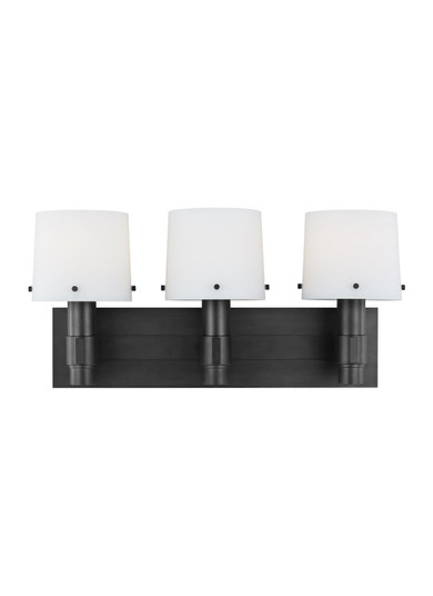 Palma Three Light Vanity in Aged Iron (454|TV1083AI)