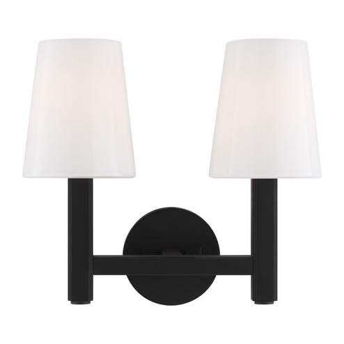 Logan Two Light Vanity in Aged Iron (454|TV1122AI)