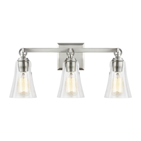 Monterro Three Light Vanity in Satin Nickel (454|VS24703SN)