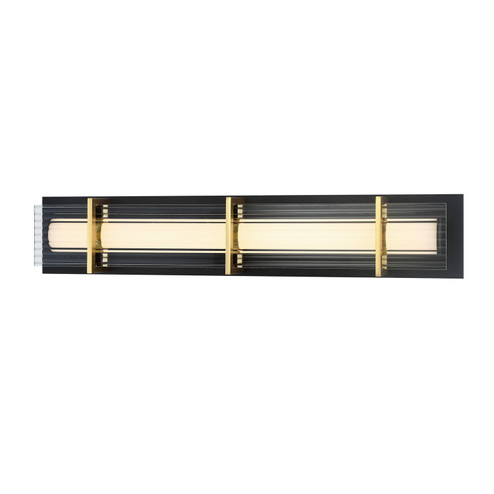 Midnight Gold LED Bath in Sand Black With Honey Gold (42|P1513-707-L)