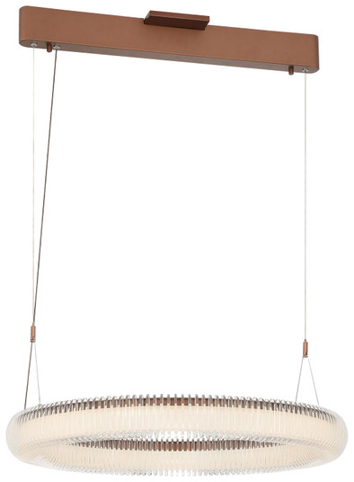 Roulette LED Pendant in Satin Bronze (42|P8172-670-L)