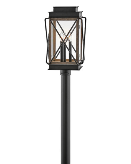 Montecito LED Post Top or Pier Mount Lantern in Black (13|11191BK)