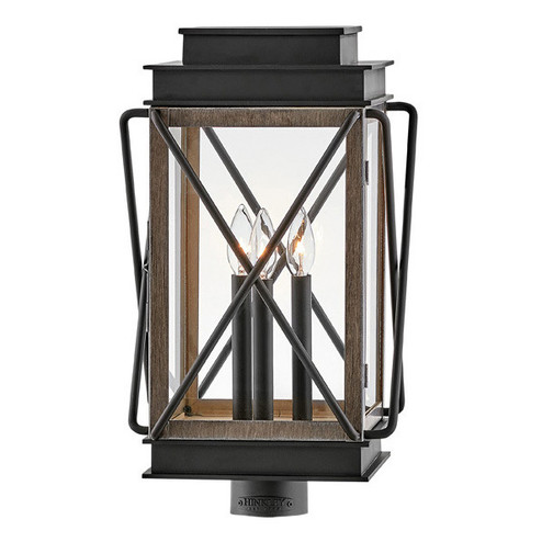 Montecito LED Post Top or Pier Mount Lantern in Black (13|11191BK)