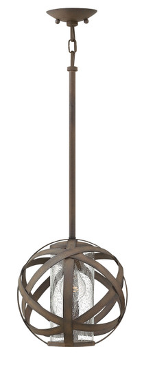 Carson LED Outdoor Pendant in Vintage Iron (13|29707VI)