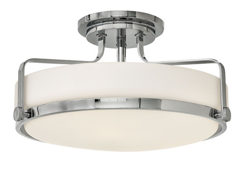 Harper LED Semi-Flush Mount in Chrome (13|3643CM)