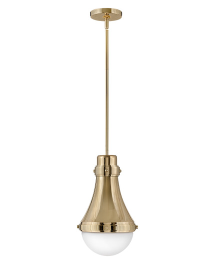 Oliver LED Pendant in Bright Brass (13|39057BBR)