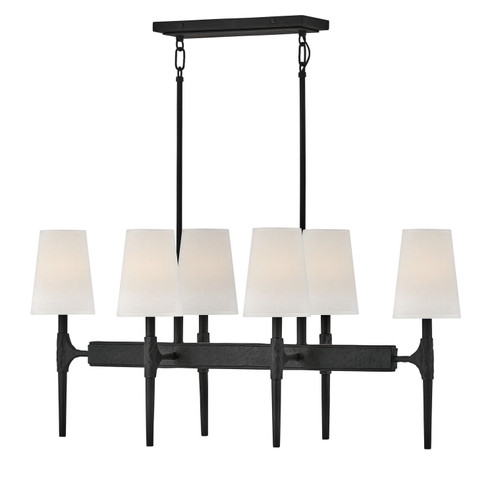 Beaumont LED Chandelier in Black (13|4468BK)