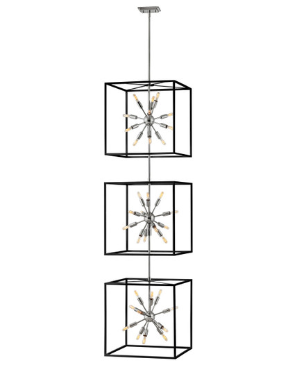 Aros LED Chandelier in Black (13|46318BLK-PN)