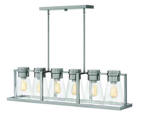 Refinery LED Pendant in Brushed Nickel (13|63306BN-CL)