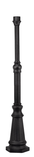 6.5ft Post with Cast Aluminum Base 6.5' Surface Mount Post in Black (13|6638BK)