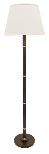 Barton One Light Floor Lamp in Chestnut Bronze With Satin Brass (30|BA700-CHB)
