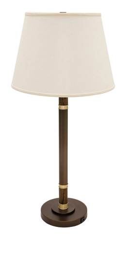 Barton One Light Table Lamp in Chestnut Bronze With Satin Brass (30|BA750-CHB)