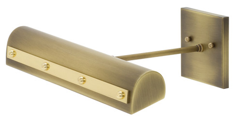 Classic Traditional LED Picture Light in Antique Brass with Polished Brass (30|DTRLEDZ14-AB/PB)