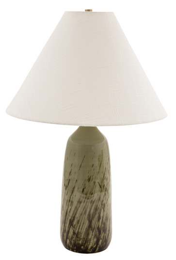 Scatchard One Light Table Lamp in Decorated Celadon (30|GS100-DCG)