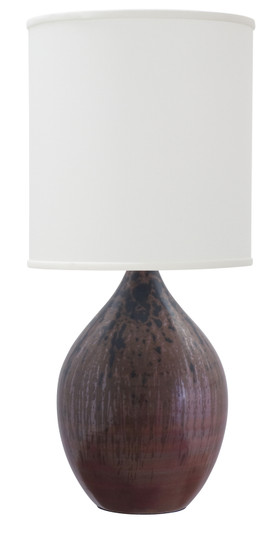 Scatchard One Light Table Lamp in Decorated Red (30|GS201-DR)