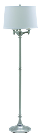 Lancaster Four Light Floor Lamp in Satin Nickel (30|L800-SN)