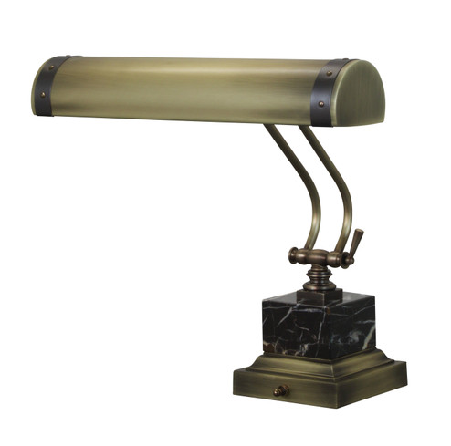 Steamer Two Light Piano/Desk Lamp in Antique Brass With Mahogany Bronze Accents (30|P14-290-ABMB)