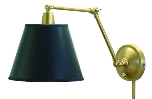 Library One Light Wall Sconce in Weathered Brass (30|PL20-WB)