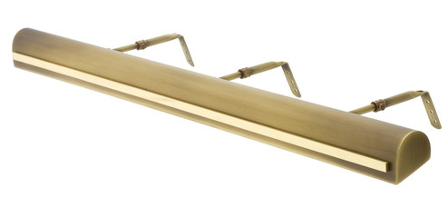 Traditional Picture Lights Five Light Picture Light in Antique Brass With Polished Brass Accents (30|TS36-AB/PB)
