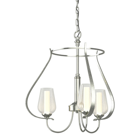 Flora Three Light Chandelier in Sterling (39|103047-SKT-85-ZS0354)