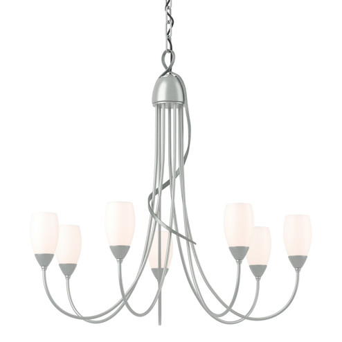 Flora Seven Light Chandelier in Vintage Platinum (39|103049-SKT-82-GG0444)