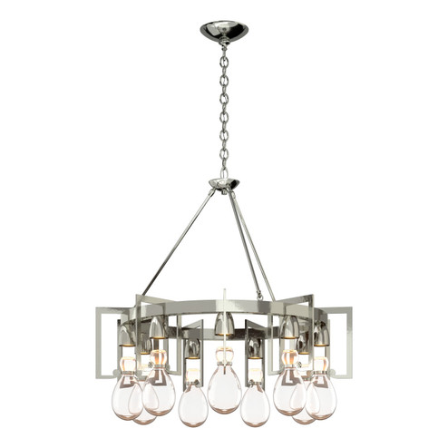 Apothecary Nine Light Chandelier in Sterling (39|104360-SKT-85-ZM0572)