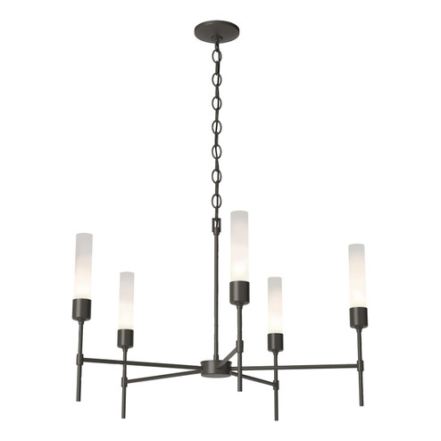 Vela Five Light Chandelier in Dark Smoke (39|105045-SKT-07-FD0611)