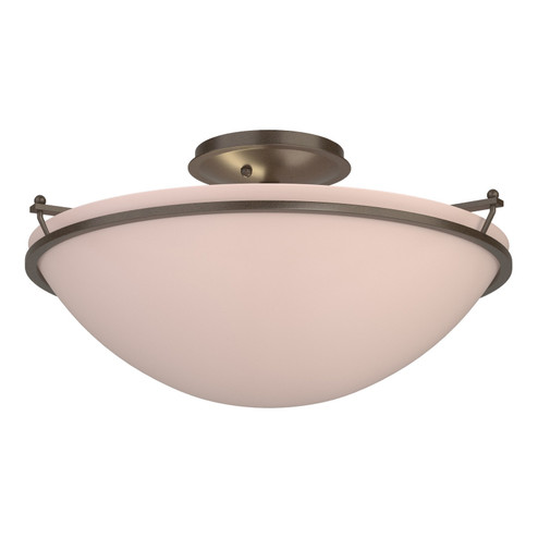 Simple Lines Plain Large Semi-Flush in Bronze (39|124304-SKT-05-SS0053)