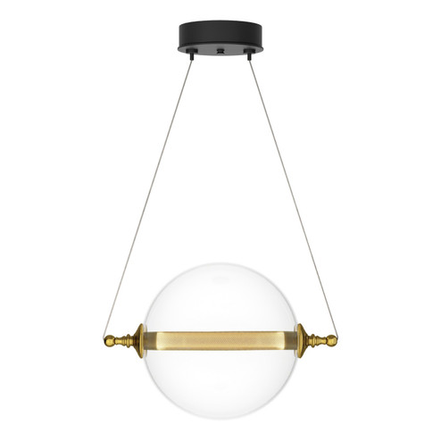 Otto Otto Sphere Low Voltage Mini Pendant in Black with Brass Accents (39|161305-SKT-STND-31-YT0517)