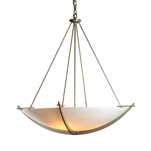 Compass Three Light Chandelier in Dark Smoke (39|194531-SKT-07-GG0170)