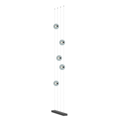 Abacus Abacus 5-Light Floor to Ceiling Plug-In LED Lamp in Black (39|289520-LED-STND-10-YL0668)